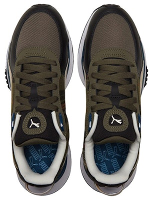 Puma Wild Rider Flannel 'Verde Azul' 384186-02 Shop Puma Wild Rider Flannel 'Verde Azul' 384186-02