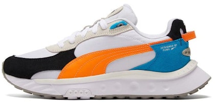 Puma Wild Rider 'Rollin' - White Orange Glow' 381517-03 Puma Wild Rider 'Rollin' - White Orange Glow' 381517-03