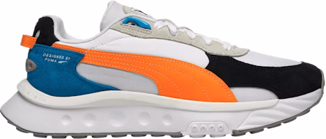 Puma Wild Rider 'Rollin' - White Orange Glow' 381517-03 Puma Wild Rider 'Rollin' - White Orange Glow' 381517-03