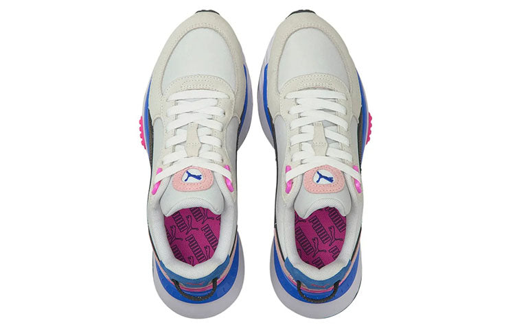 Lookbook プーマ ワイルドライダー ローリン (白/ピンク) 381517-06