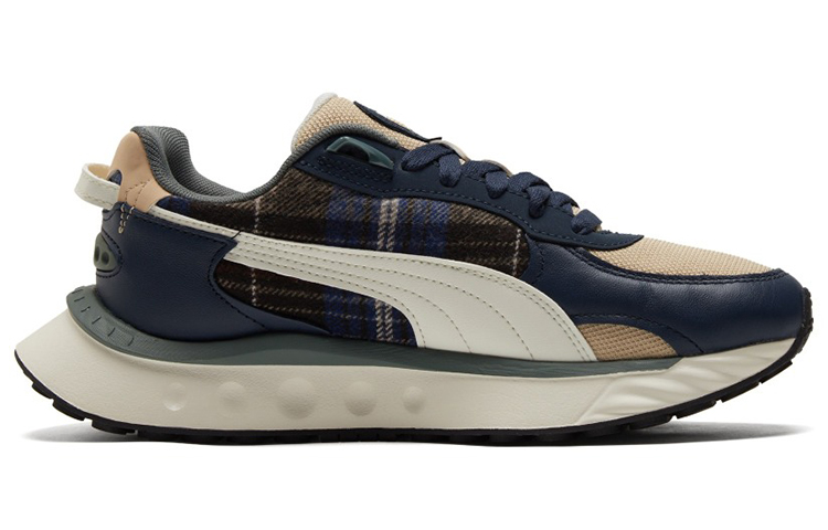 Lookbook Puma Wild Rider Flannel ''Blauw Crème Wit'' 384186-01
