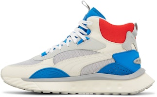 Puma Wild Rider Mid 'Ivory Glow Future Blue' Dalam Bahasa Melayu 381598-02 Lookbook Puma Wild Rider Mid 'Ivory Glow Future Blue' Dalam Bahasa Melayu 381598-02