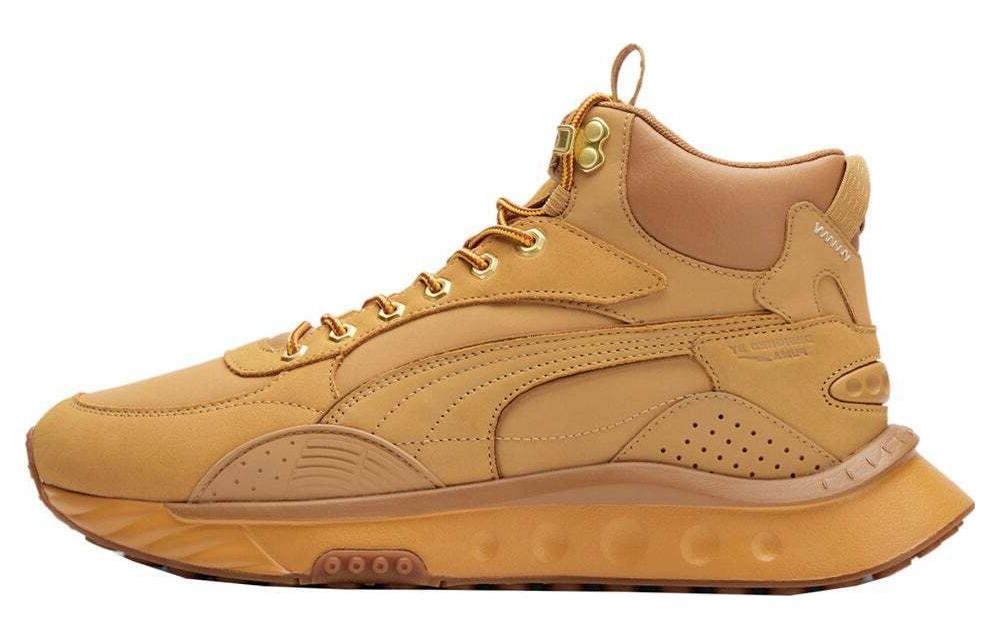 Buy 彪马Wild Rider中帮“黄棕色” 386320-01