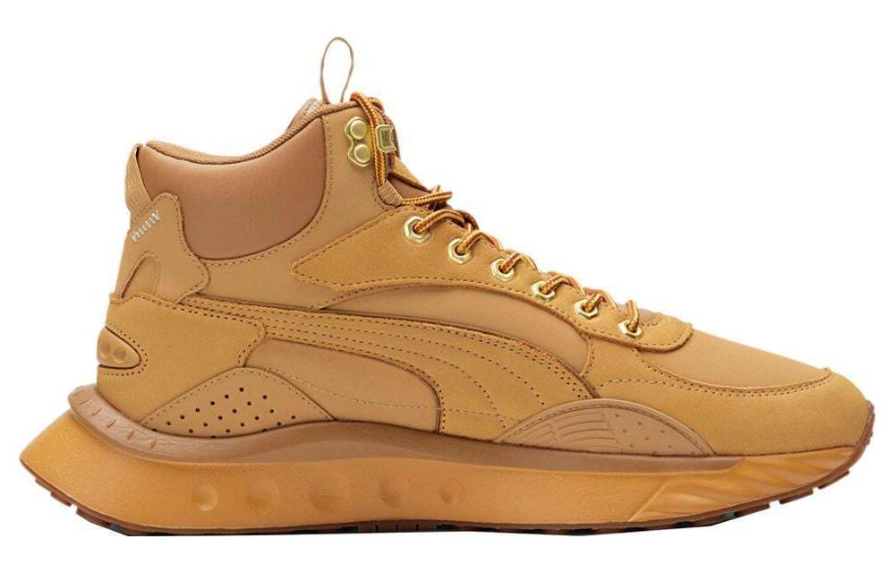 Order 彪马Wild Rider中帮“黄棕色” 386320-01