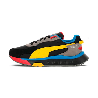 Puma Wild Rider Rollin 'Black Yellow Blue'