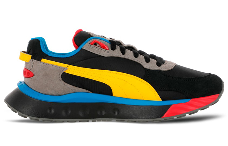 Puma Wild Rider Rollin 'Black Yellow Blue' 圖 2