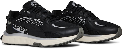 彪马Wild Rider Techno "黑银" 381596-02 Cheap 彪马Wild Rider Techno "黑银" 381596-02