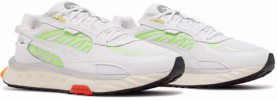 Cheap Puma Wild Rider Techno 'White Green Glare' 381596-03
