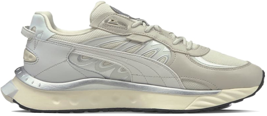 Puma Wild Rider Low-Top Running Shoes Ivory 'Gray Silver White' 381596-01 Order Puma Wild Rider Low-Top Running Shoes Ivory 'Gray Silver White' 381596-01