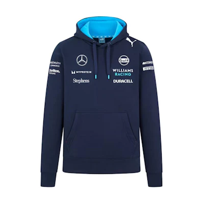 Puma Williams Racing 2024 Team Navy Blue Hoodie Long Sleeve 940848-01