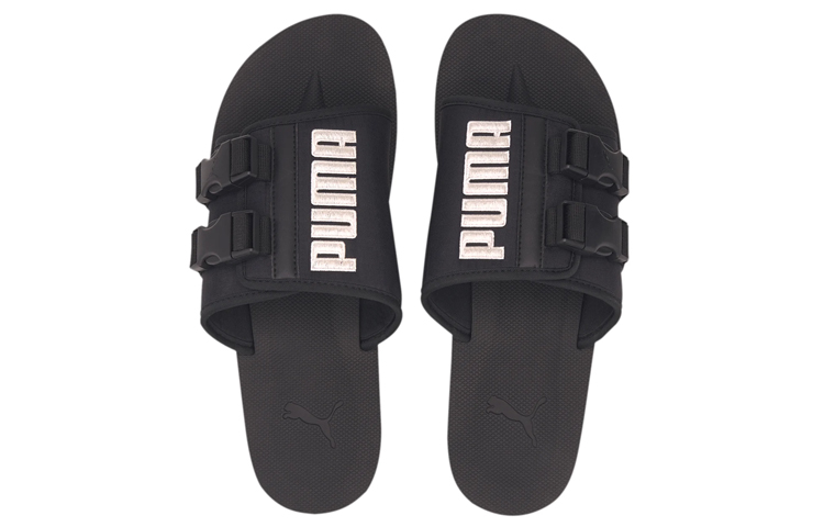 Lookbook Puma Wilo Lux Sandalia de Nylon 'Negro Blanco Susurro' 372545-01