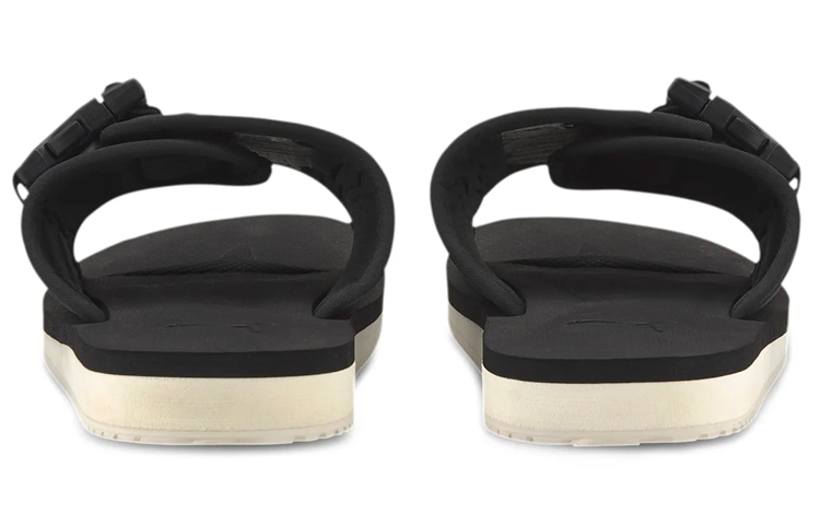 Shop Puma Wilo Lux Sandalia de Nylon 'Negro Blanco Susurro' 372545-01