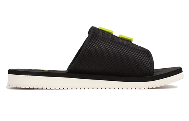 Order Puma Wilo Lux Sandal Slide Hitam/Kuning 371176-02