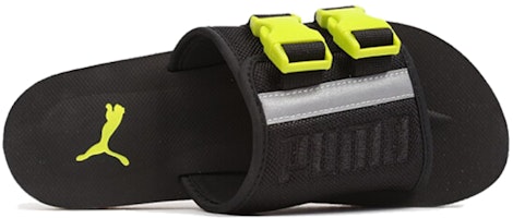 Puma Wilo Lux Sandal Slide Hitam/Kuning 371176-02 Shop Puma Wilo Lux Sandal Slide Hitam/Kuning 371176-02