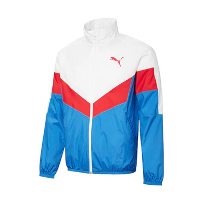 Puma Windbreaker Sports Jacket with Stand Collar - Blue 855930-41