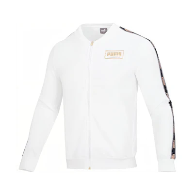 Puma Windproof Baseball Collar Jacket with Logo Print Long Sleeves Casual 582307-02