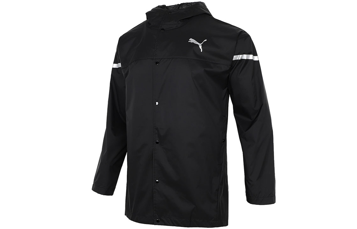 Puma Windproof Hooded Woven Sports Jacket Casual Outerwear 846293-01