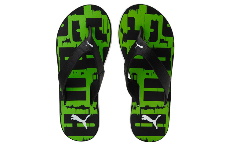 Lookbook Puma Windster Slide 'Black Green White' 373116-05
