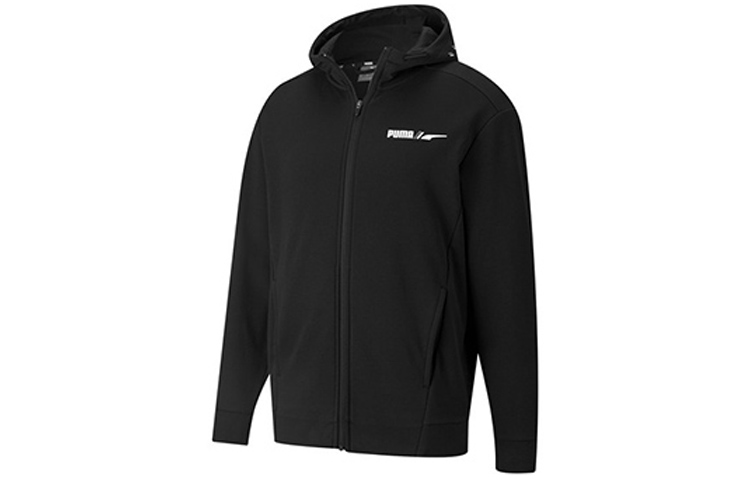 Puma Winterized Logo Fleece Hoodie Jacket Black Winter Edition 84652801