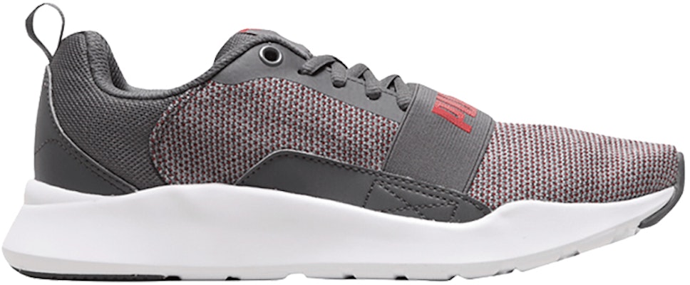 Puma Wired Knit Abu-abu/Merah/Putih 366971-03 Order Puma Wired Knit Abu-abu/Merah/Putih 366971-03