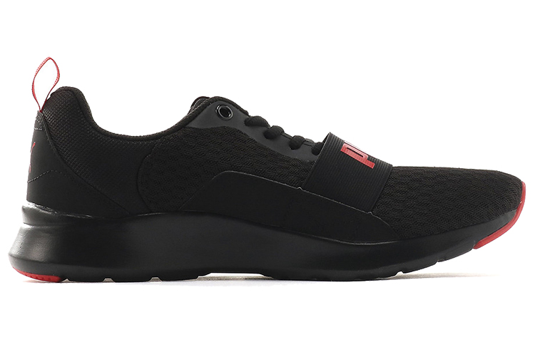 Puma Wired Low-top Running Shoes Black/Red 圖 2