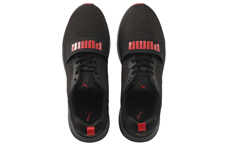 Puma Wired Low-top Running Shoes Black/Red 圖 3