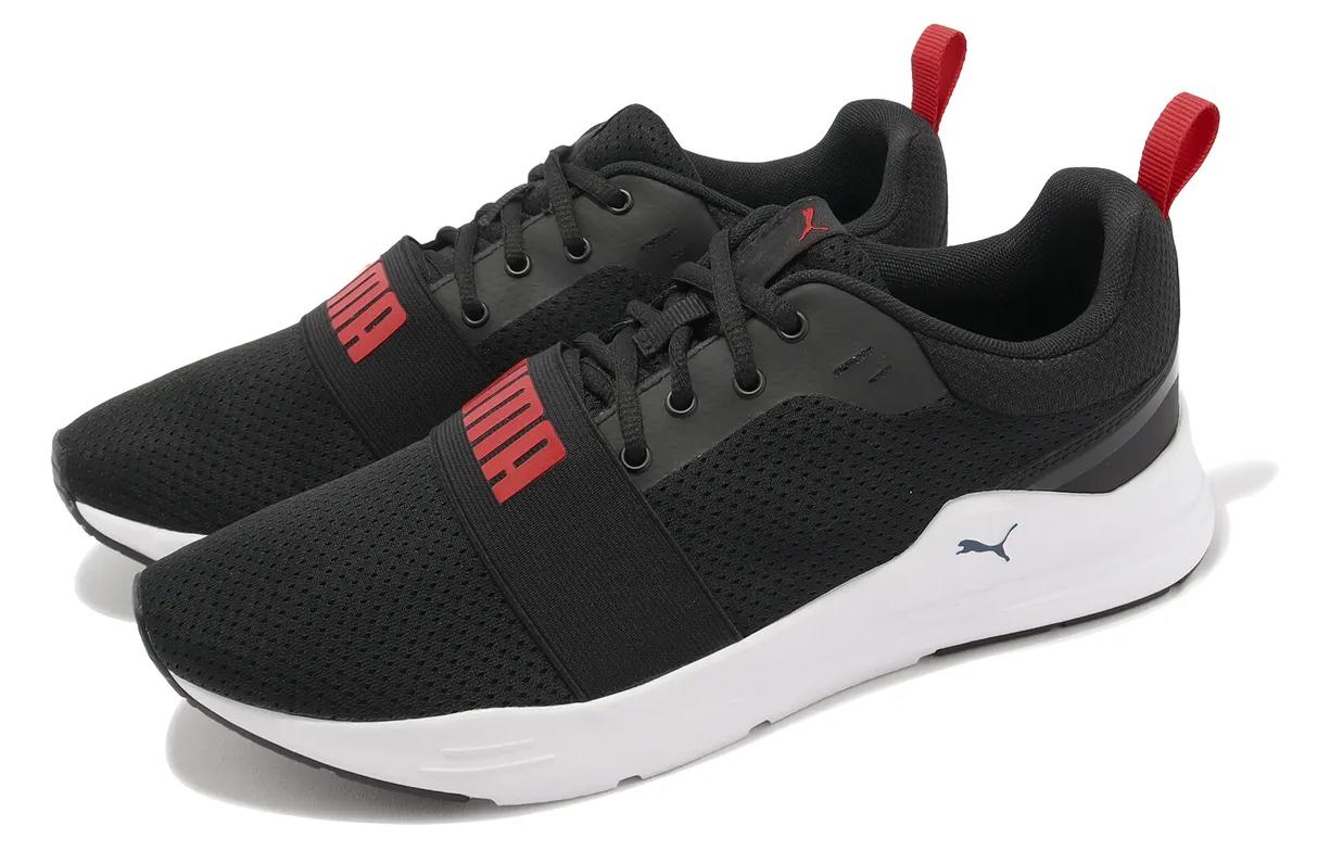 Lookbook Puma Wired Run ''Zwart High Risk Rood'' 373015-21