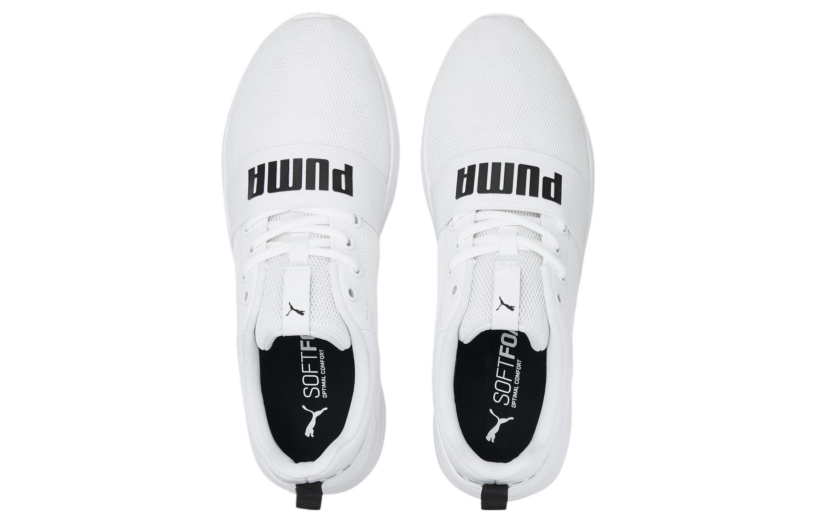 Lookbook Puma Wired Run Signature 低幫跑步鞋 白黑色