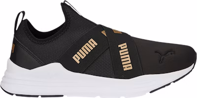 Puma Wired Run Slip-on 'Metallic - Black Gold' 389281-01 Puma Wired Run Slip-on 'Metallic - Black Gold' 389281-01