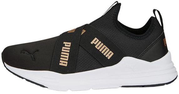 Puma Wired Run Slip-on 'Hitam Emas Metalik' 389281-01 Buy Puma Wired Run Slip-on 'Hitam Emas Metalik' 389281-01