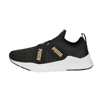 Puma Wired Run Slip-on 'Metallic - Black Gold'