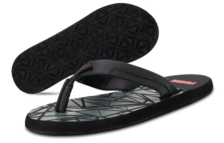 Lookbook 彪馬 Wrens GU IDP 黑色拖鞋