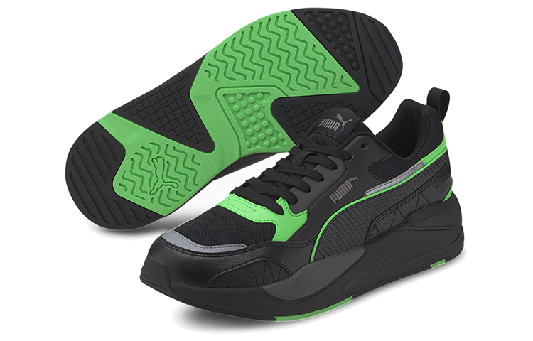 Puma X-Ray 2 Square 'Black Elektro Green' 圖 3