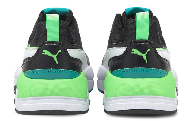 Puma X-Ray 2 Square 'Black White Green Colorblock' 圖 4