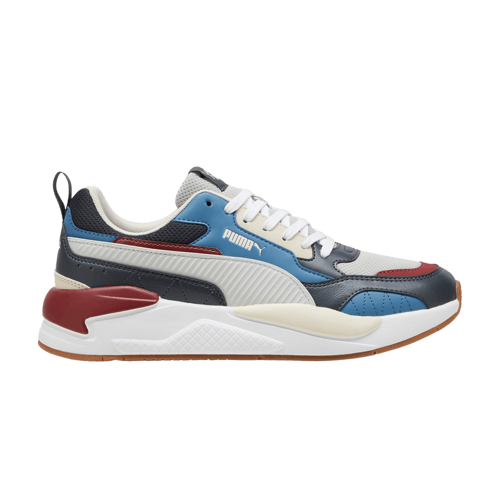 Puma X-Ray 2 Square 'Glacial Grey Blue Intense Red'