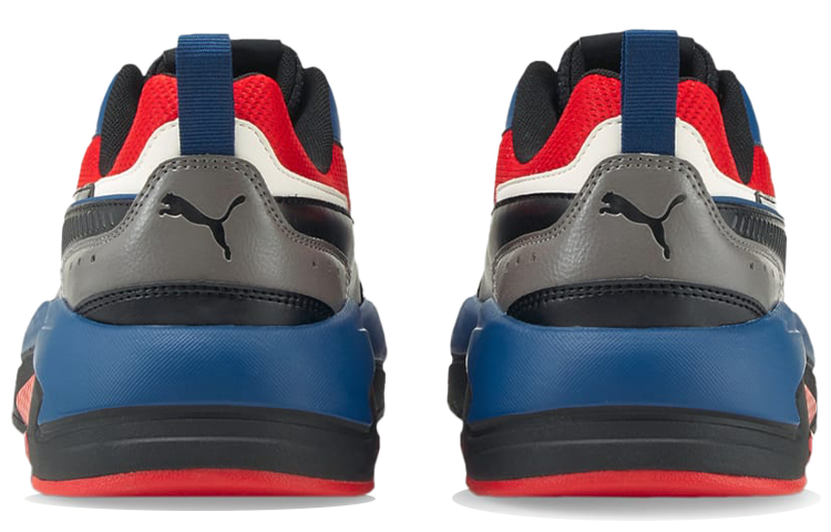 Shop Puma X-Ray 2 Square 運動休閒鞋 灰藍紅
