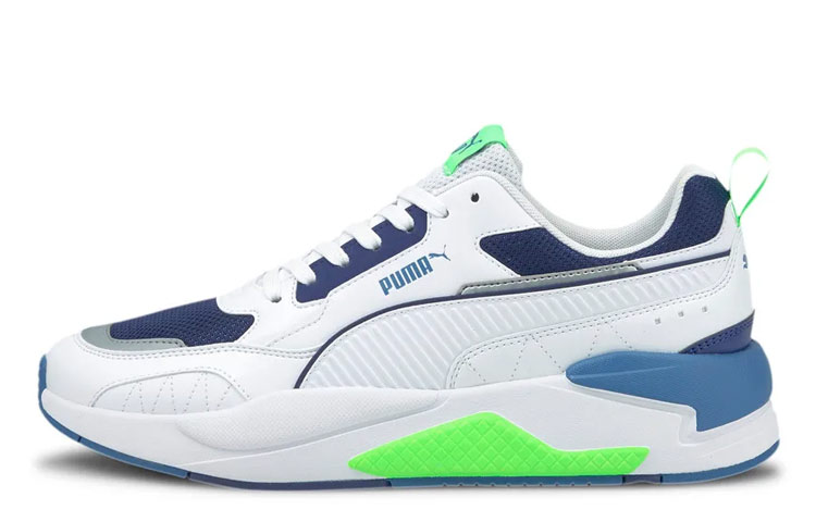 Puma X-Ray 2 Square 'White Electric Green Blue' 373108-14