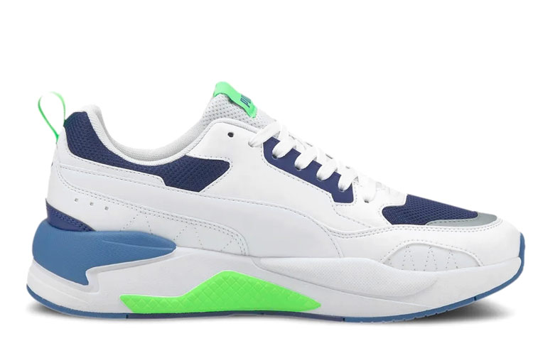 Order Puma X-Ray 2 Square 'White Electric Green Blue' 373108-14