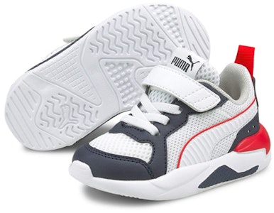 푸마 X-Ray AC 유아용 '화이트 블랙 레드' 372922-13 Lookbook 푸마 X-Ray AC 유아용 '화이트 블랙 레드' 372922-13