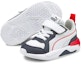 Lookbook Puma X-Ray AC Kanak-kanak 'Putih Hitam Merah' 372922-13