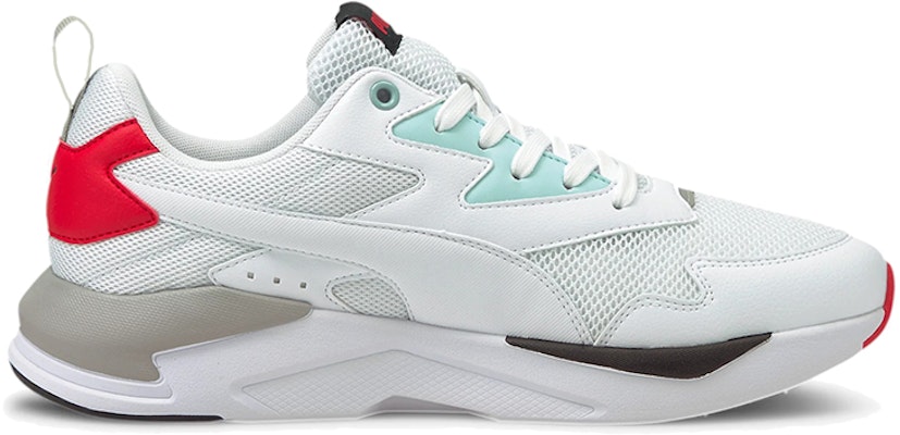 푸마 X-Ray Lite 화이트 그레이 레드 374122-12 Order 푸마 X-Ray Lite 화이트 그레이 레드 374122-12