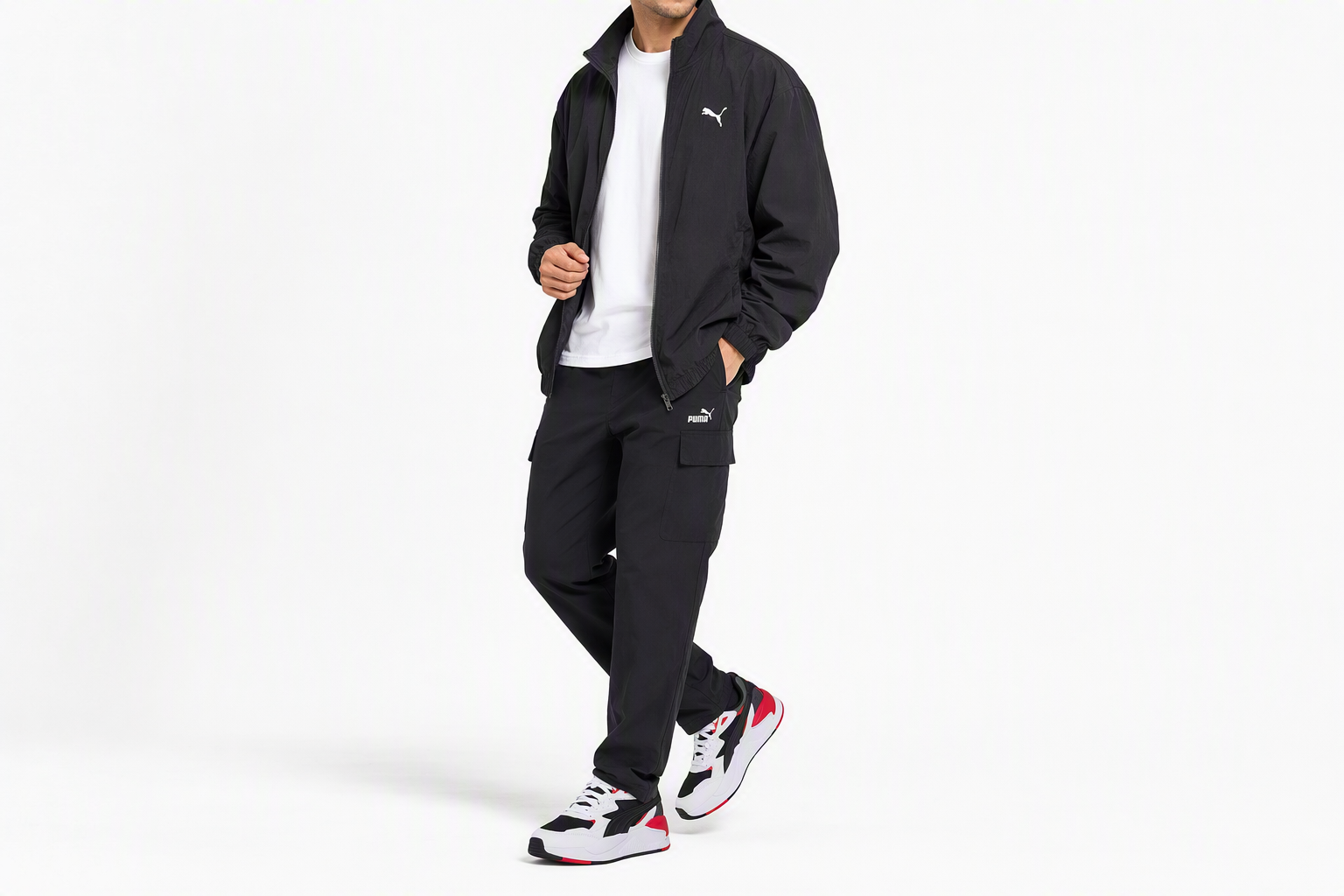Order Puma X-Ray Speed 'Black High Risk Red' 384638-04
