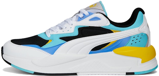 PUMA X-RAY Speed 輕便運動休閒鞋 防滑耐磨 低筒 白藍黃 Buy PUMA X-RAY Speed 輕便運動休閒鞋 防滑耐磨 低筒 白藍黃