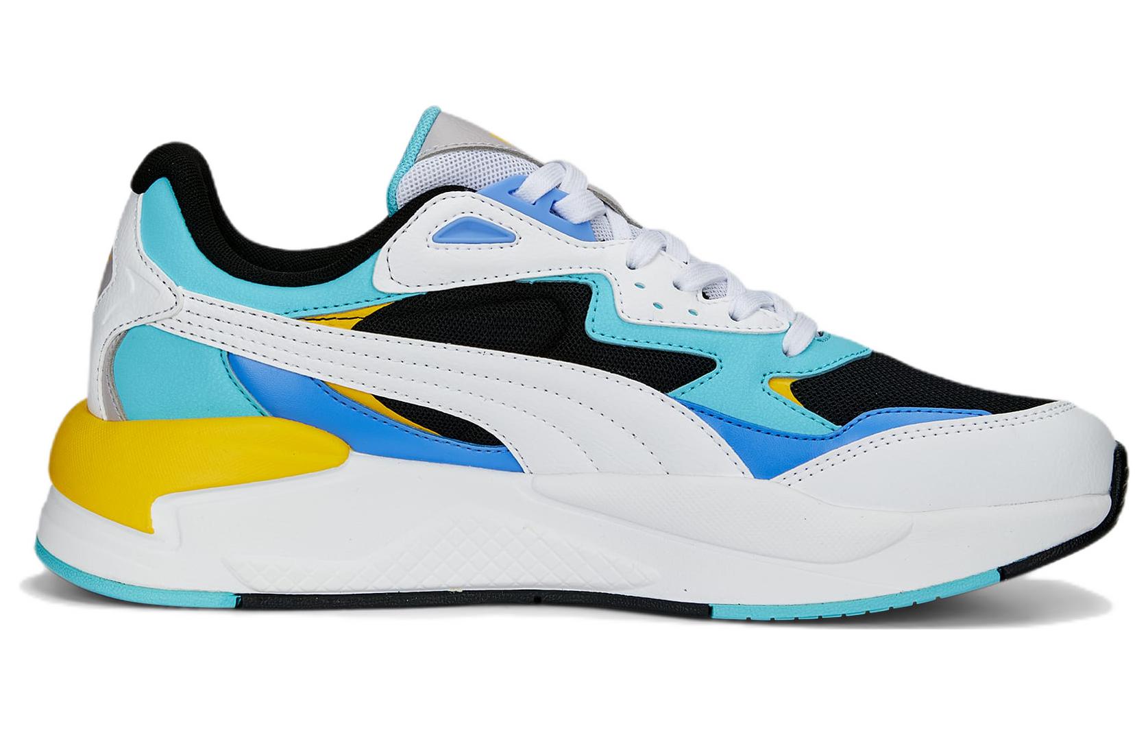 Order Puma X-RAY Speed 'Putih Biru Kuning' 384638-21