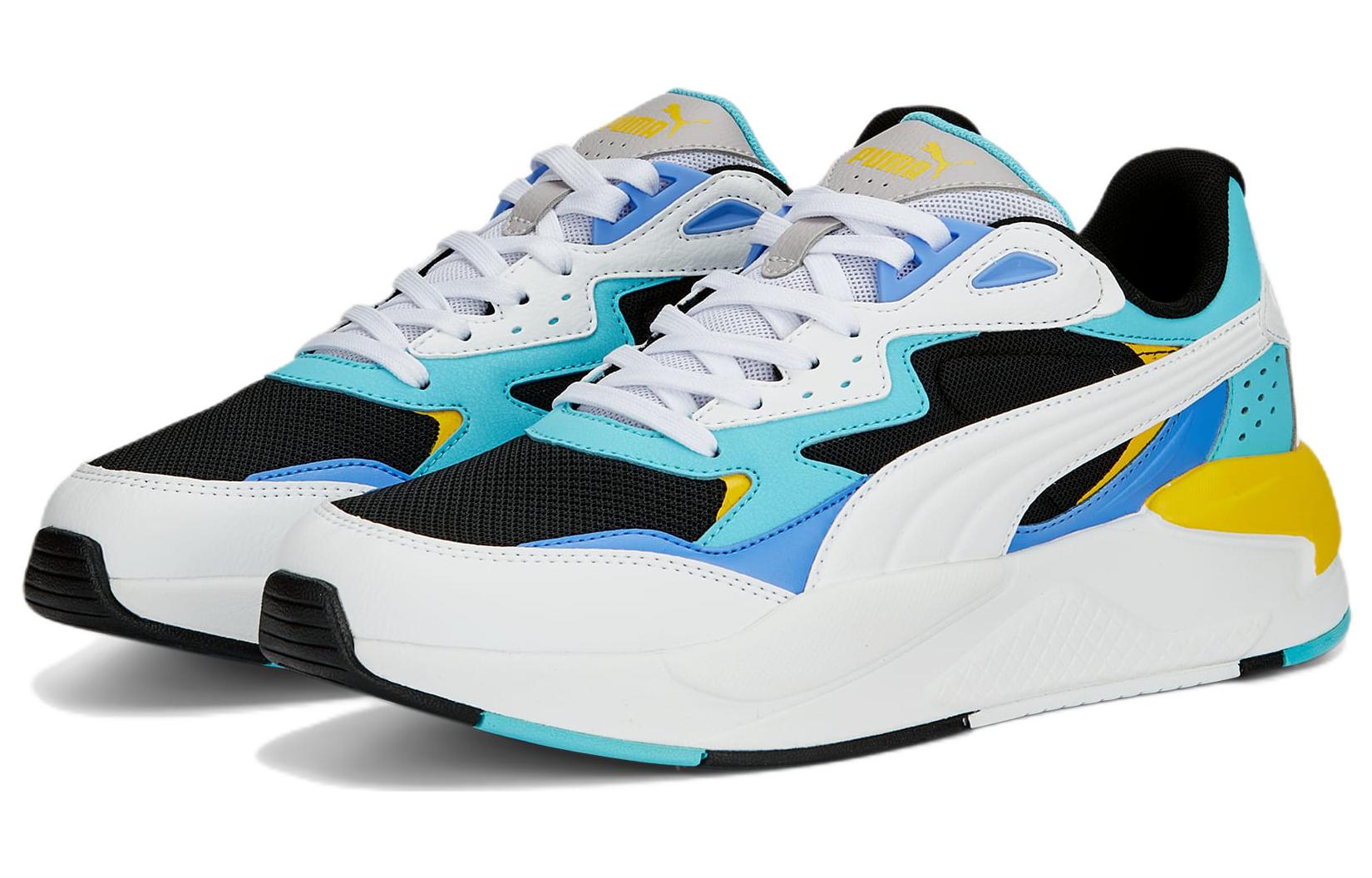 Lookbook Puma X-RAY Speed 'Putih Biru Kuning' 384638-21