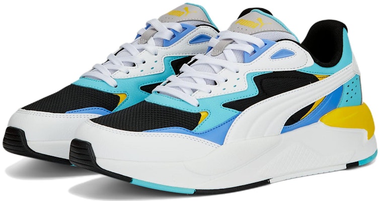 푸마 X-RAY 스피드 '화이트 블루 옐로우' 384638-21 Lookbook 푸마 X-RAY 스피드 '화이트 블루 옐로우' 384638-21