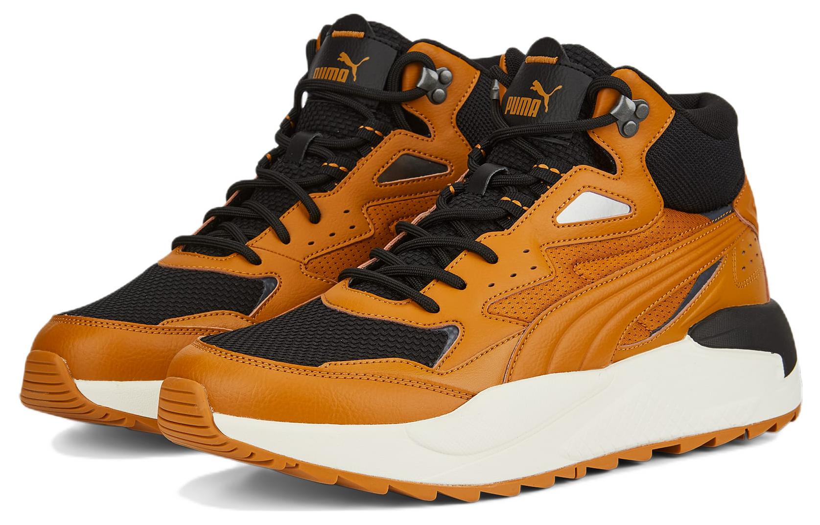 Lookbook プーマ X-RAY スピード ミッド イエローブラック 385869-04