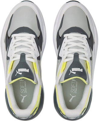 Puma X-Ray Speed SL 運動休閒鞋 男女同款 白灰黃 Lookbook Puma X-Ray Speed SL 運動休閒鞋 男女同款 白灰黃