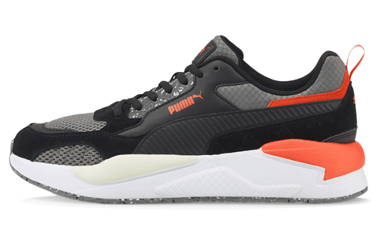 Buy プーマ エックスレイ スクエア 'グレイ ブラック オレンジ' 383824-02 383824-02