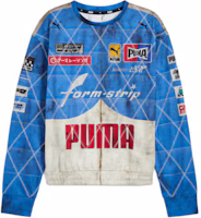 Order Puma x A$AP Rocky FW24 Unisex Blue Colorblock Logo Soft Stylish Sweatshirt 631125-01